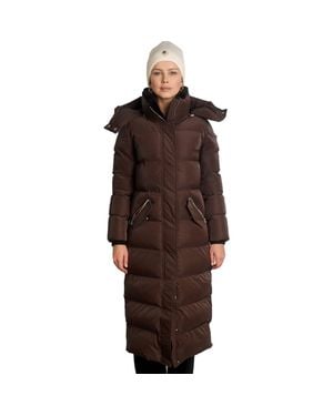 Woodpecker Bird Of Paradise Quilted Coat - Brown