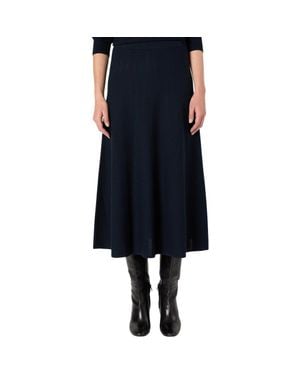 Gerard Darel Bia Knitted Midi Skirt - Black