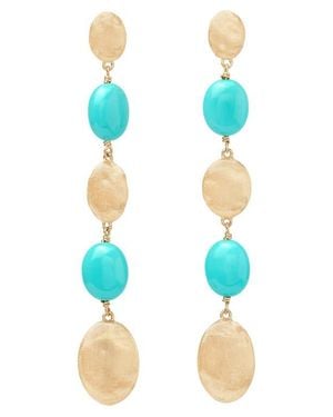 Marco Bicego Lunaria Drop Earrings - Blue