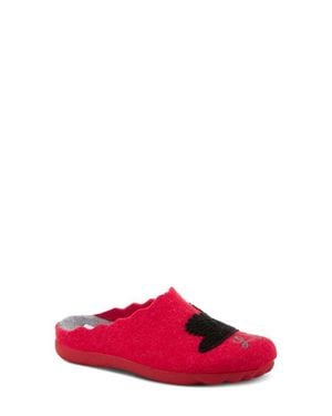 Flexus by Spring Step Swanlove Scuff Slipper - Red