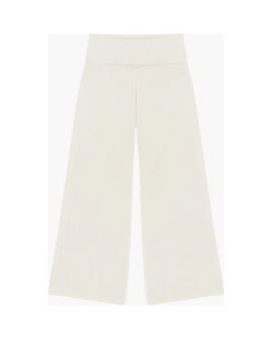 Oddli Wide Leg Pant - White
