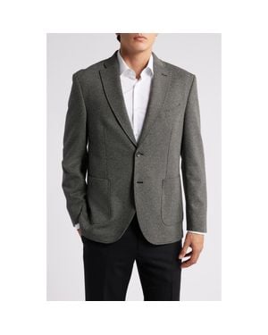GRUNER 1949 Alfi Pin Dot Knit Sport Coat - Gray