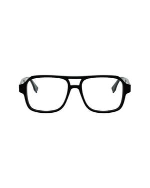 Fendi Ff Squared 54Mm Square Optical Glasses - Black