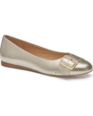 Johnston & Murphy Claire Belted Flat - Gray
