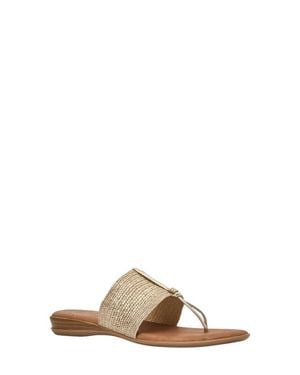 Andre Assous Woven Sandal - Brown