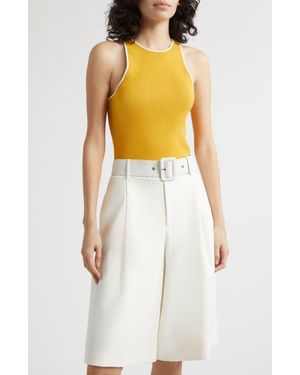 Toccin Avery Racerback Tank - White