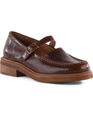 Seychelles Honeybunch Ii Leather Mary Jane Flat - Brown