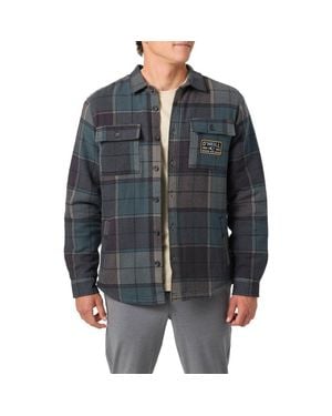 O'neill Sportswear Redmond Fleece Lined Button-Up Shirt Jacket - Black