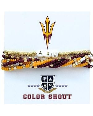 Color Shout Arizona State Lucky 7 Bracelet Set - Blue