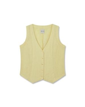 VIR VITA Violette Vest - Yellow
