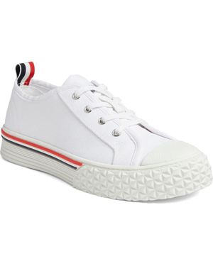 Thom Browne Collegiate Low Top Sneaker - White