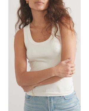 Marine Layer Lexi Ribbed Tank - Gray