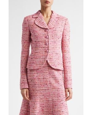 St. John Provence Tweed Jacket - Pink