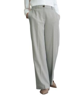 Hobbs Ellie Wide Leg Tailored Pants - Gray