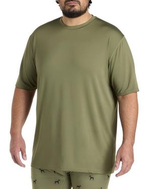 Harbor Bay by DXL Tech Stretch Crewneck T-Shirt - Green