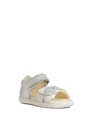 Geox Alul 8 Sparkle Sandal - White