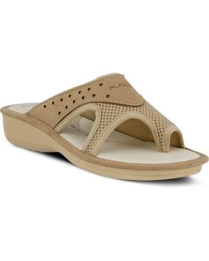 Flexus by Spring Step Pascalle Slide Sandal - Metallic