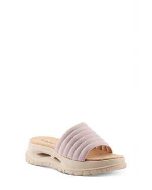 Flexus by Spring Step Filman Platform Slide Sandal - Pink