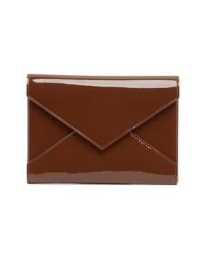 Saint Laurent Letter Passport Case - Brown