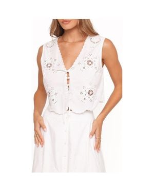 Petal & Pup Kye Cotton Top - White