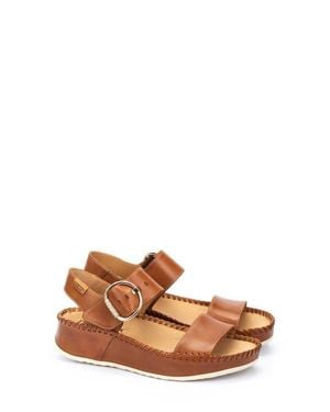 Pikolinos Marina Wedge Sandal - Brown