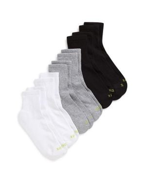 Hue 6-Pack Mini Crew Socks - Black