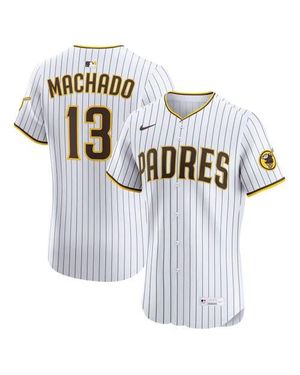 Nike Manny Machado San Diego Padres Home Elite Player Jersey - White
