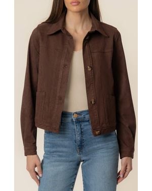 Kut From The Kloth Matilda Trucker Jacket - Brown