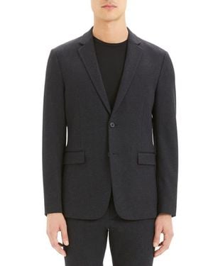 Theory Clinton Marled Ponte Sport Coat - Black