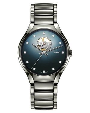 Rado True Secret Diamond Ceramic Bracelet Watch, 40Mm - Gray