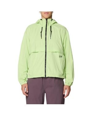 Mountain Hardwear Stryder Water Repellent Recycled Nylon Jacket - Green
