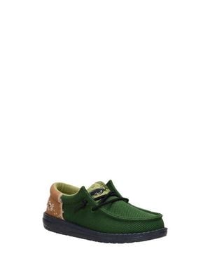 HEYDUDE Kids' Wally Funk Y Slip-On - Green