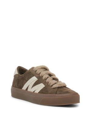 Moncler Monaco 2 Low Top Sneaker - Brown