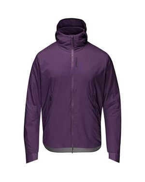 Gore Wear Concurve Windstopper Insulated Hooded Jacket - Purple