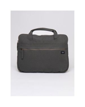 Terra Thread Organic Cotton Laptop Sleeve With Handles - Black