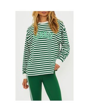 Beach Riot Cyra Stripe Top - Green