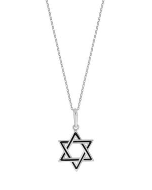 Bony Levy 14K Star Of David Pendant Necklace - White