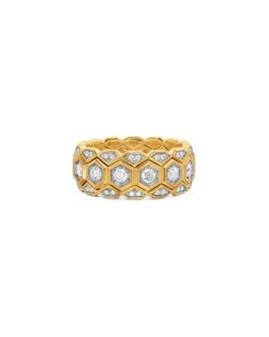 David Yurman Hex Stack Ring - Metallic