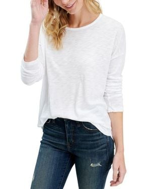 Splendid Crewneck Slub Jersey Tee - White