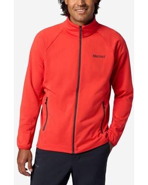 Marmot Leconte Full Zip Fleece Jacket - Red