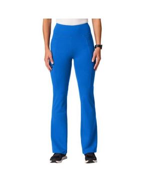 Jaanuu Perri Ultrasoft Yoga Scrub Pant - Blue