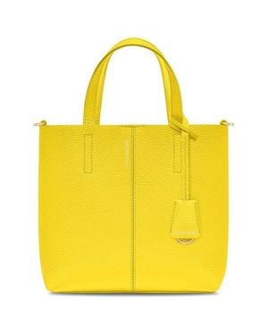 Maison De Sabre Small Leather Soft Tote - Yellow