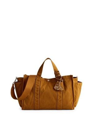 Madewell Large Washed Canvas Tote - Brown