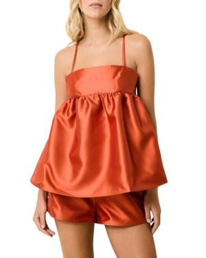 Solid & Striped The Yarden Babydoll Camisole - Orange