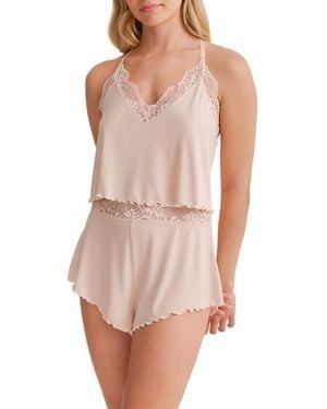 Fleur't Purely Yours Short Pajamas - Multicolor