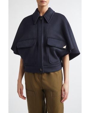 Max Mara Dream Cashmere Cape - Blue