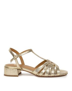 Bobbies Capri Heeled Sandals - Metallic