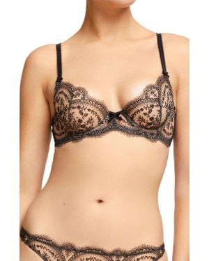 Dita Von Teese Severine Underwire Balconette Bra - Black