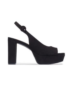 Bernardo Vega Platform Heel Sandal - Blue