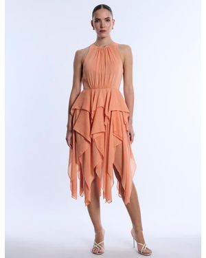 BCBGMAXAZRIA Halter Neck Dresses for Women | Lyst